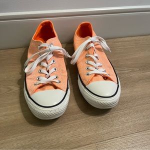 Orange Converse size 9